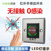 GBU红外感应门禁出门开关 遥控开关 玻璃面板 触摸 轻薄按钮