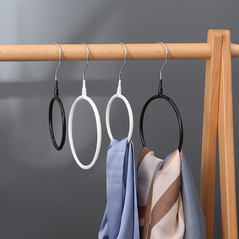 围巾圈丝巾架多功能收纳大号防滑