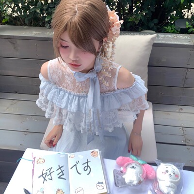 温柔甜美清楚系少女连衣裙