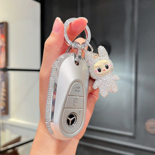 专用26款 新奔驰钥匙套E300L车C260L女C200L壳glc300l扣C级glc260