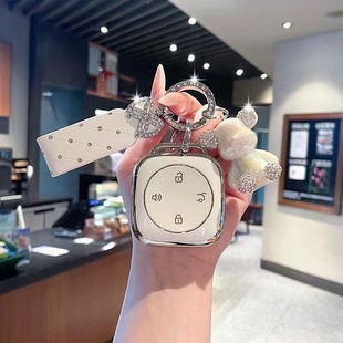 适用新沃尔沃ES90车钥匙套25-26款沃尔沃XC70保护壳高档时尚包扣