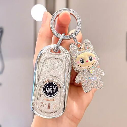 适用别克君威钥匙套君越壳威朗轻奢GL8扣微蓝6女式昂科拉GX昂科旗