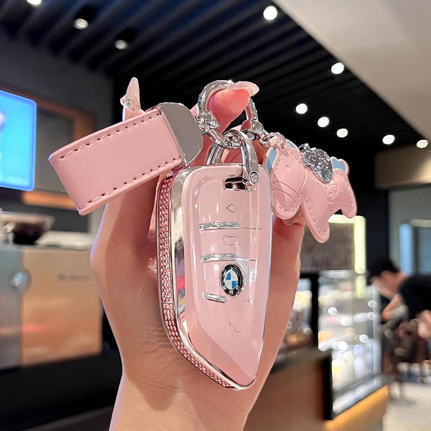 适用宝马X5X4X3X2X1汽车三3五5系7系壳320li刀锋530li专用钥匙套