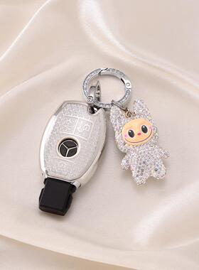 老款奔驰gla200钥匙套c200l专用glc300/260壳cla220女c180l汽车扣