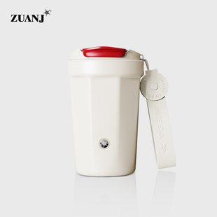 钻技情侣礼物随行咖啡杯外出携带陶瓷内胆全自动电动搅拌杯水杯