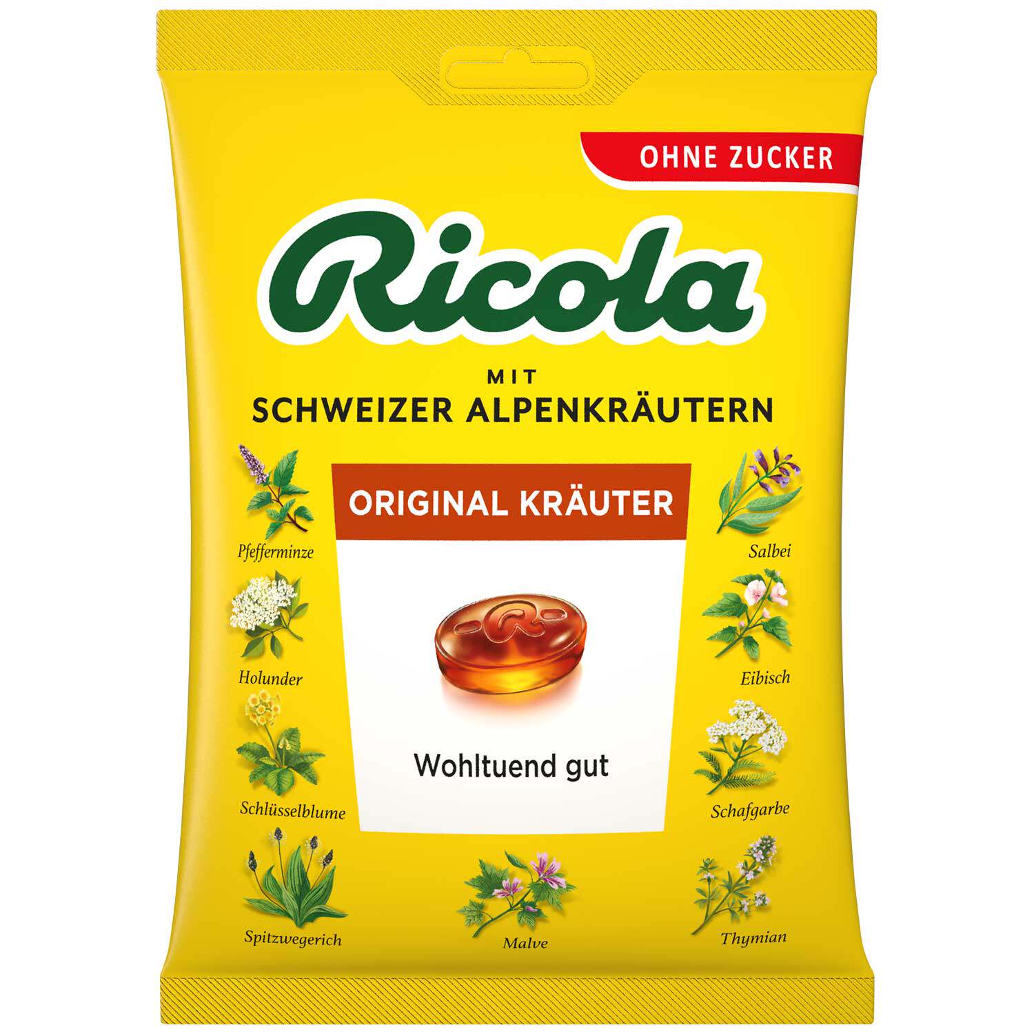 ricola利口乐瑞士润喉糖图片