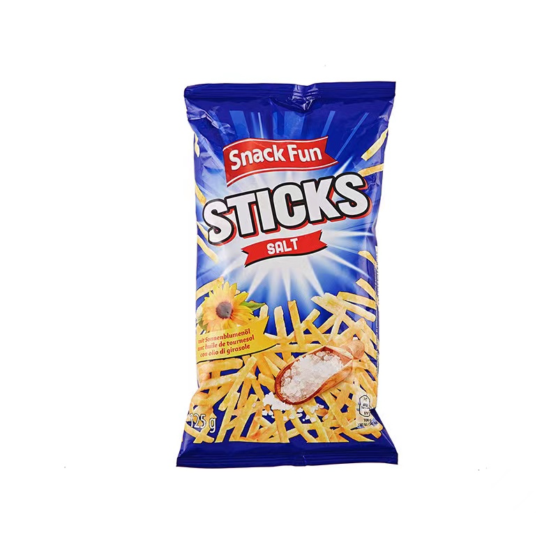 德国进口snack fun经典盐味/烧烤味薯条  膨化食品零食