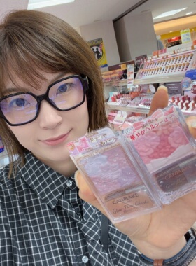 canmake/井田花瓣腮红日本砍妹五色雕花腮红自然元气渐变初学者
