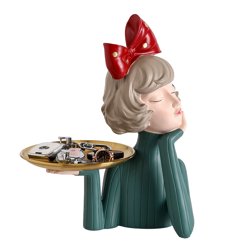 样板间装饰摆件套装组合搭配衣帽间装饰品客厅软装玄关收纳托盘