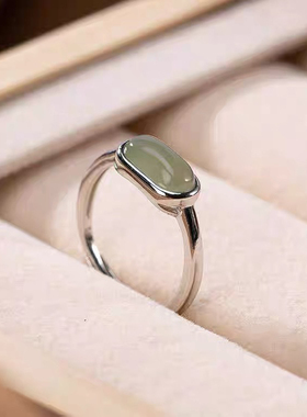 新中式风简约镀银戒指