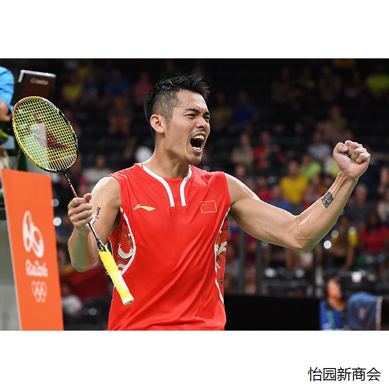 羽毛球明星集合海报李宗