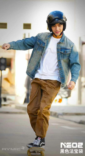 RY骑备部品 rymic睿觅NE02摩托车复古个性踏板四分三盔男女四季3C