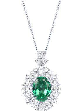 朱诺赫拉女925银镀金奢华吊坠