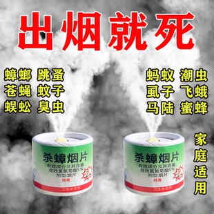烟雾灭蟑螂药烟熏杀跳蚤臭虫药蜈蚣蜘蛛一窝全窝神器家用端杀虫剂