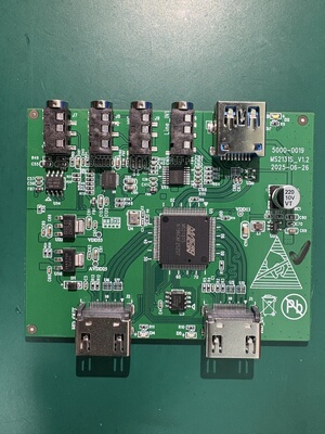 MS2131S开发板 HDMI转USB 4k采集卡 环出HDMI 线上教学 网络直播