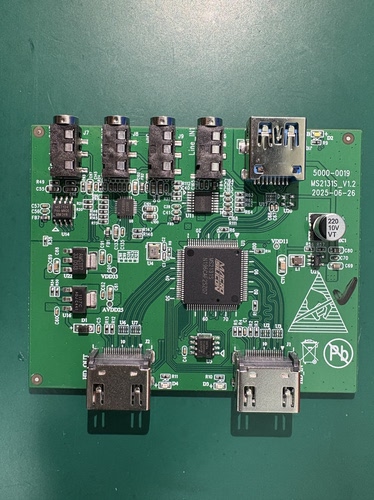 MS2131S开发板 HDMI转USB 4k采集卡 环出HDMI 线上教学 网络直播