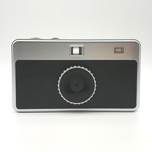 新款 照相机傻瓜相机生日礼物高清摄像学生党 银黑色复古无屏数码