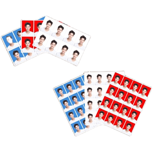 洗照片证件照打印冲洗一寸两寸1寸2改换蓝底色裁剪开学证件照顺丰