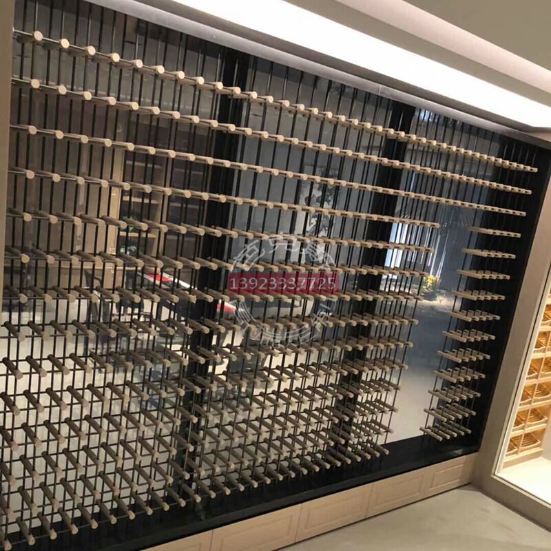 订制创意酒架酒柜层架 不锈钢 橡木 亚克力艺术酒架展示酒柜 每方