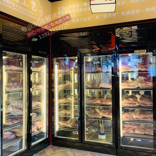 牛肉柜冰箱展示柜牛排餐厅冷柜