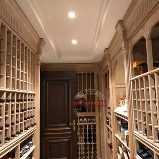家庭小空间恒温实木小酒窖 藏酒房雪茄窖茶叶窖展柜酒柜工程 每方