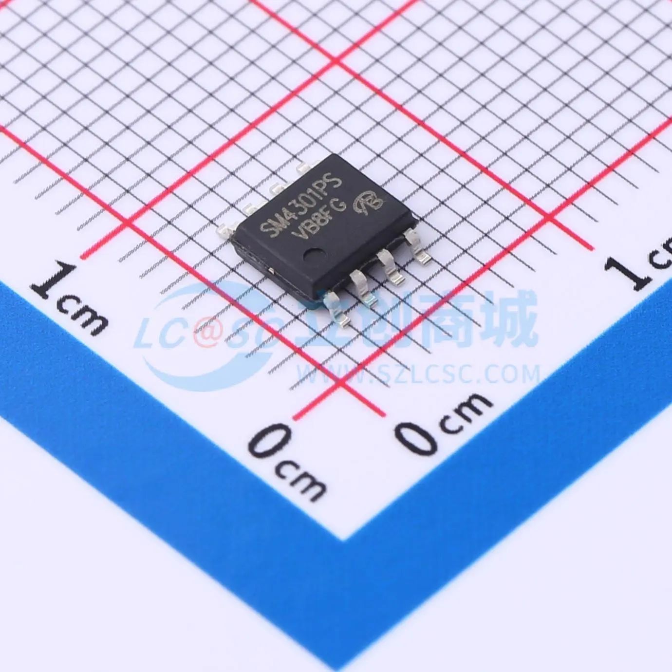 SM4301PSKC-TRG-VB SO-8 场效应管(MOSFET) P沟道 30V 11A
