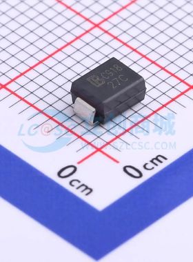 P6SMB27CA/TR13 SMB(DO-214AA) 静电和浪涌保护(TVS/ESD) 23.1V 1