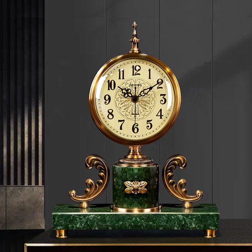 美式欧式复古座钟客厅轻奢高级感
