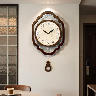 法式中古风挂钟客厅2026新款高端轻奢创意中式复古时钟表挂墙高级
