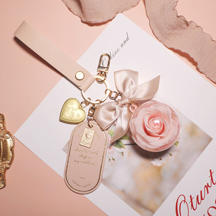 永生花车钥匙挂件女神款高端保鲜花手工创意玫瑰花礼品教师节礼物