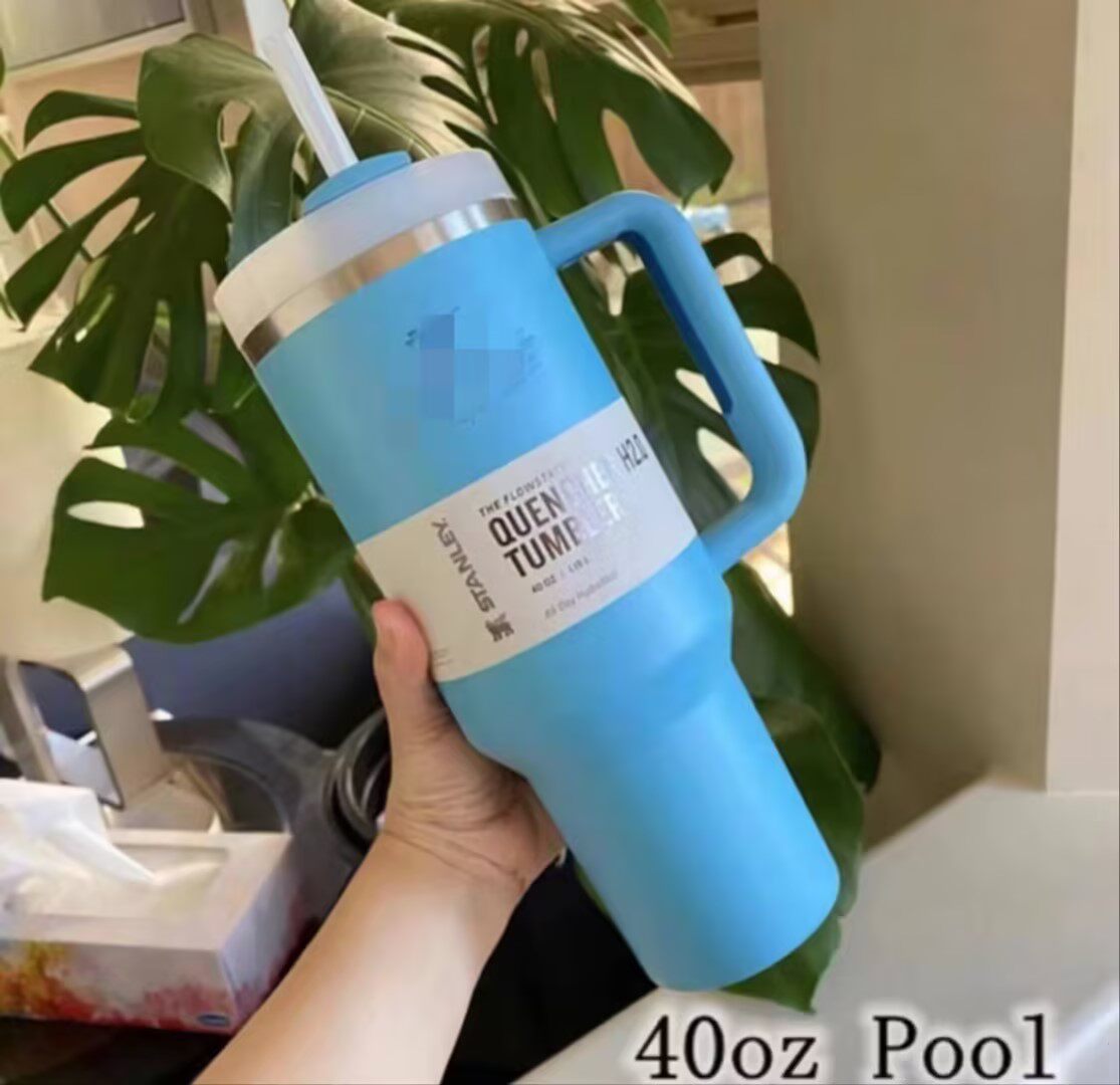 thumbnail for Foreign trade export giant straw insulation cold insulation office car stainless steel home outdoor ice cup