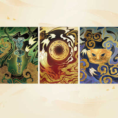 传统创意太阳神鸟礼品