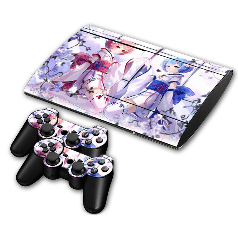 ps3super slim4000贴纸ps3slim 4000卡通贴动漫可爱多款膜可定制