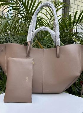 POLLEN托特包女2025新款大容量真皮女包单肩手提购物袋翅膀包