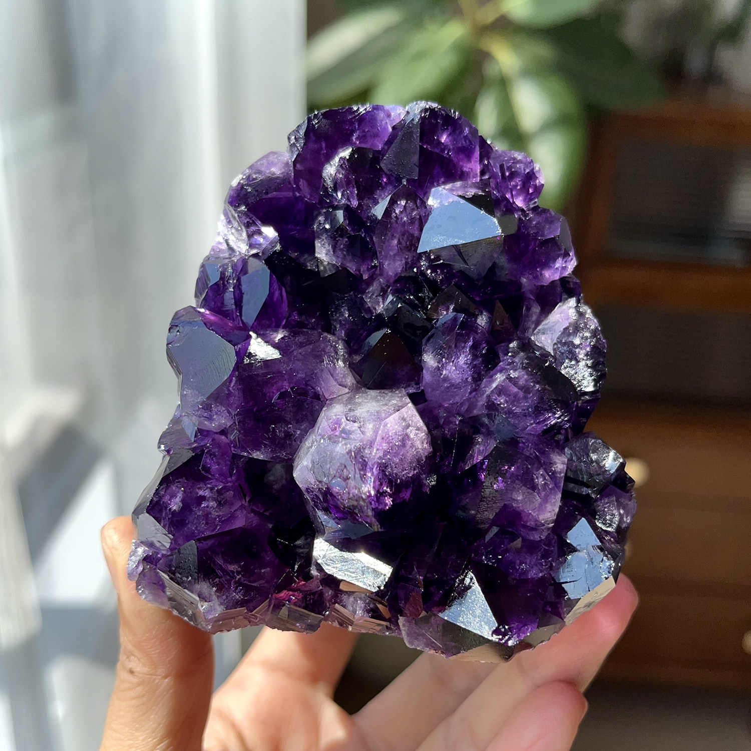天然乌拉圭紫水晶摆件