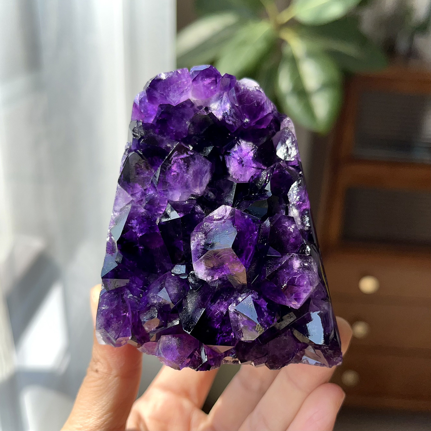 天然乌拉圭紫水晶摆件