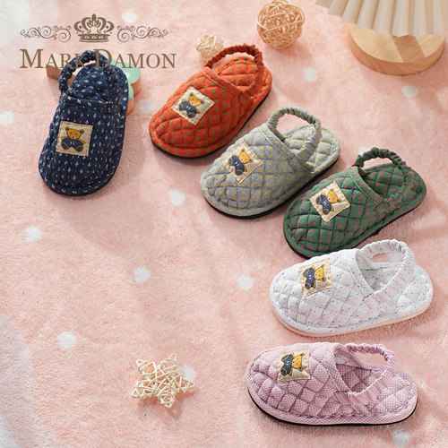 包头学步鞋布底静音家居拖鞋