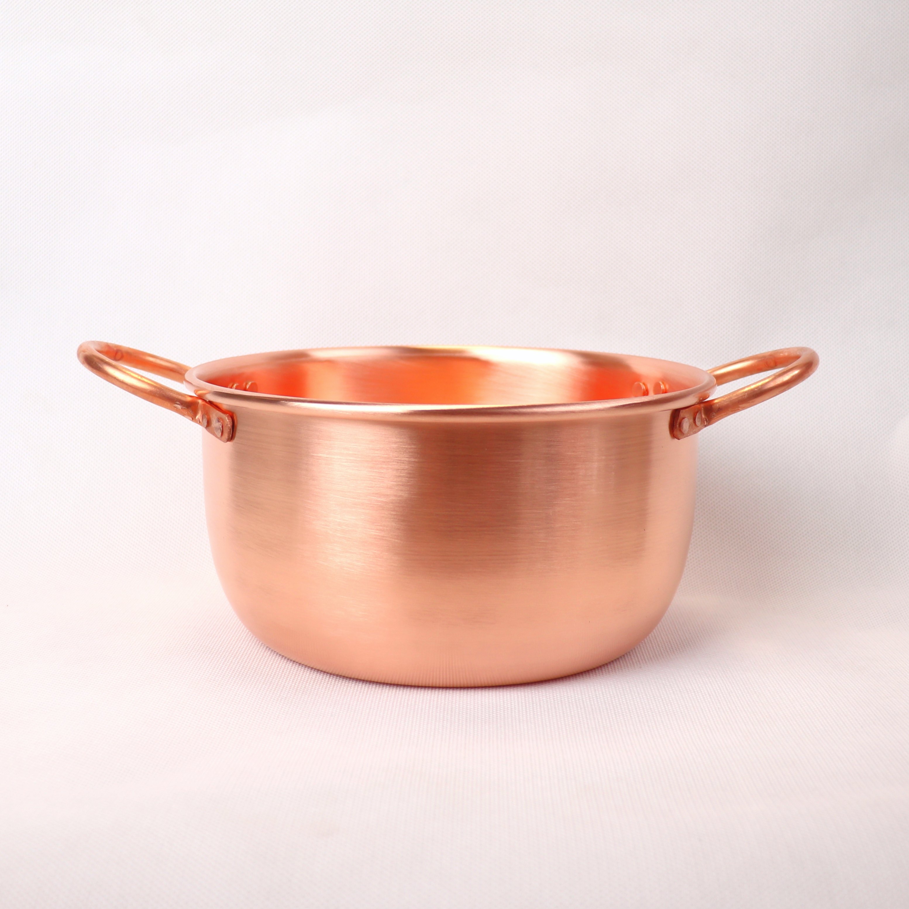 纯紫铜锅熬果酱铜锅炖汤铜炒锅电磁炉加厚铜火锅熬阿胶糕铜锅熬蜜