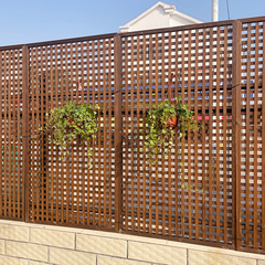 庭院碳化防腐木栅栏围栏花园篱笆爬藤架阳台护栏室内隔断花架定制