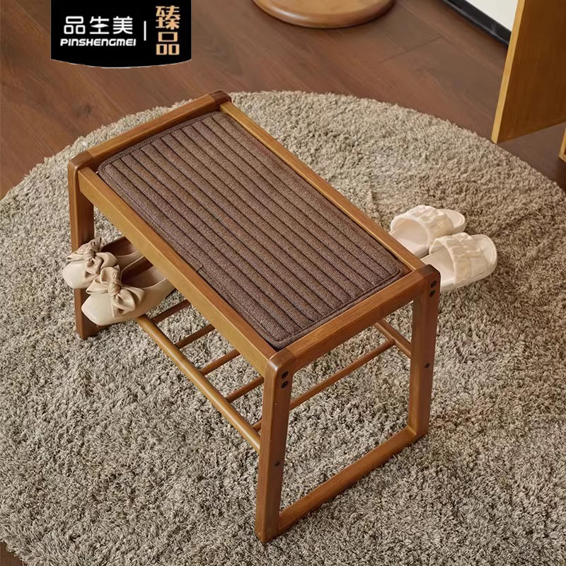 楠竹换鞋凳多层舒适可坐