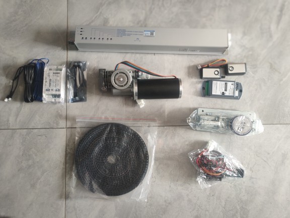 自动门配件，手推铅门改自动门用，全新，电机100W，包邮，感应门