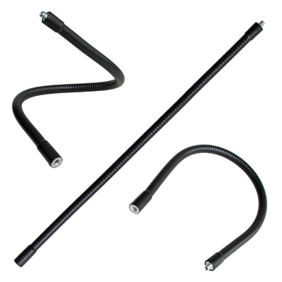 1/4万向金属延长软管直播三脚架环形灯摄影手机支架配件加硬魔术