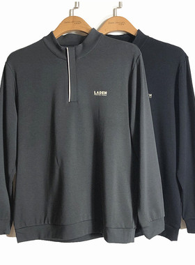 凯撒caser男士摩登罗纹字母小标拉链上衣保暖卫衣打底衫AN63-5562