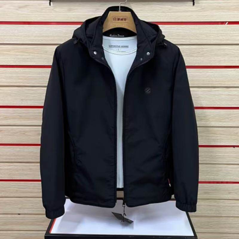 男士秋冬连帽休闲保暖棉服夹克