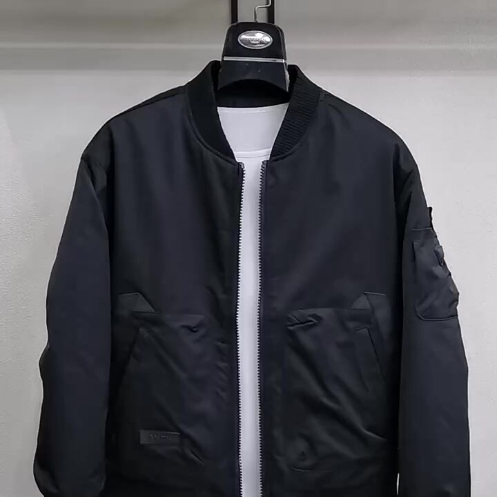 秋冬双面加绒加厚男士潮牌棉服
