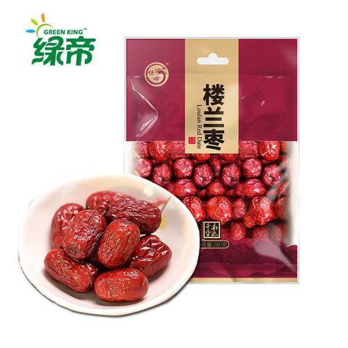 绿帝楼兰枣280g袋新疆特产大枣