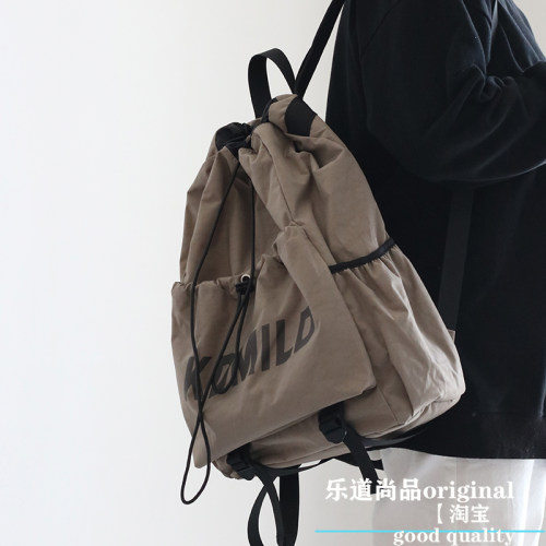 黛依尔休闲男女双肩背包原创小众