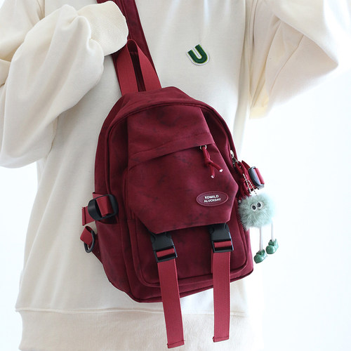 多功能两用胸包男女小型双肩包