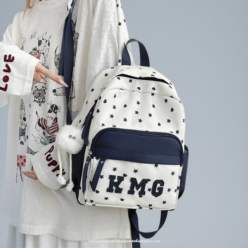 星星日系ins轻便女学生双肩包