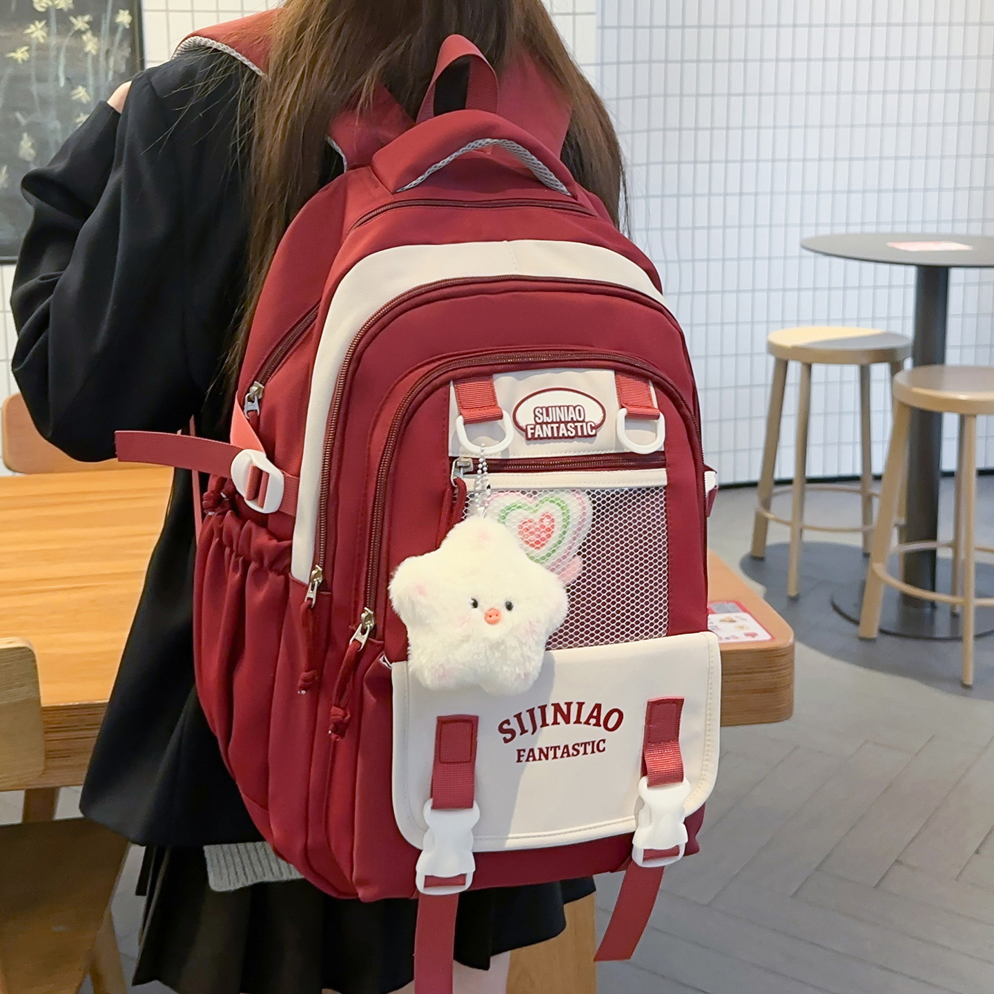 书包初中女生2025新款双肩包